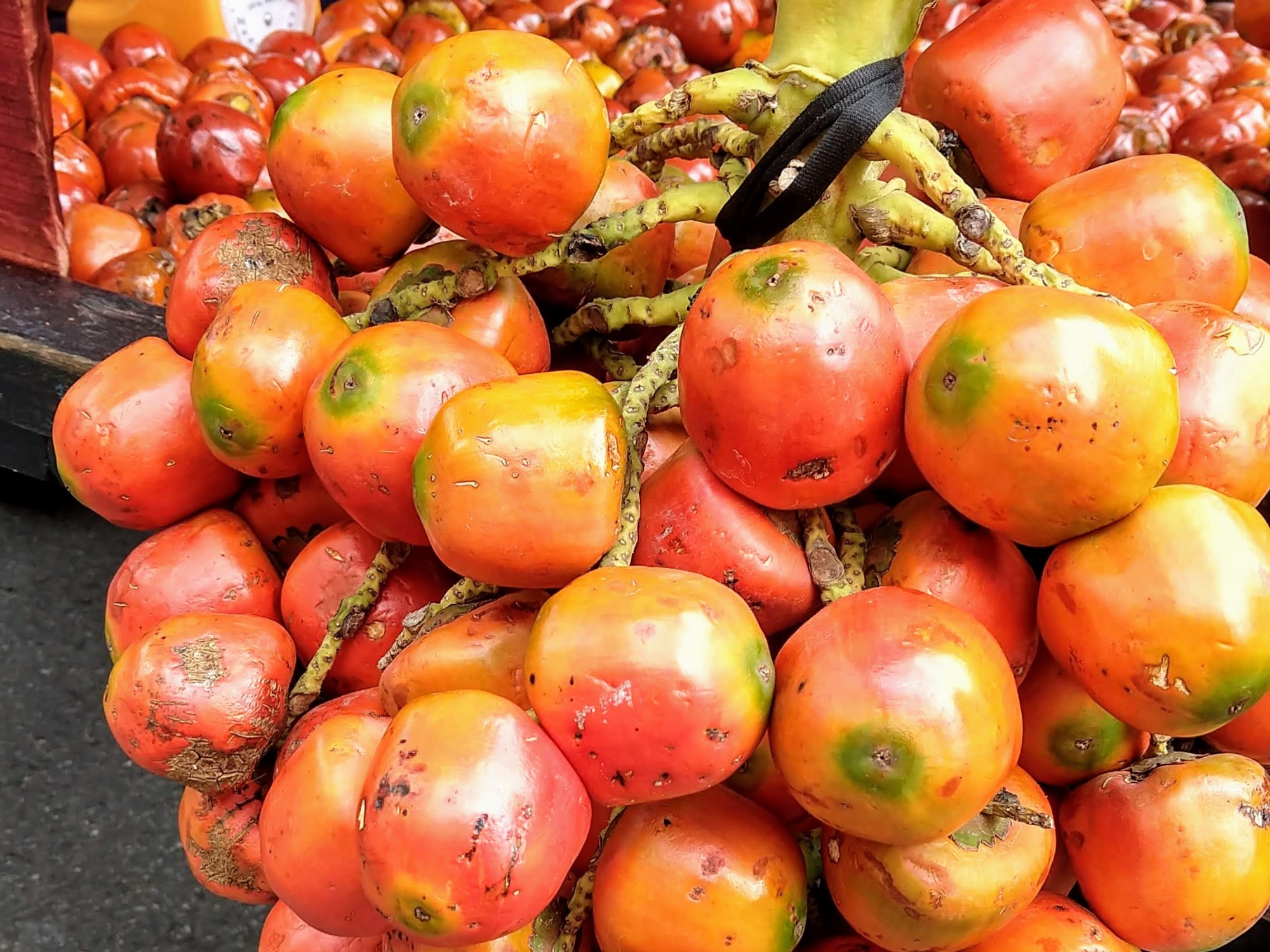 Fruit on a cart in Colombia